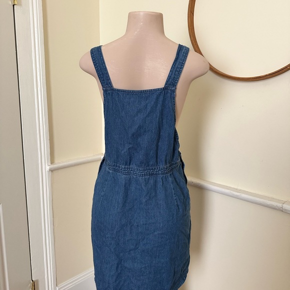 Plus sized Vintage chambray overall dress - Picture 5 of 7